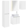 vidaXL Badezimmerschrank-Set 5 pcs Wei&szlig; 53 x 15,5 x 70 cm