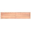 vidaXL Waschtischplatte Hellbraun 180x40x(2-4) cm Massivholz Behandelt