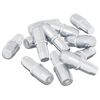 vidaXL Regalstecker 12 pcs Silber 7 x 16 mm Eisen
