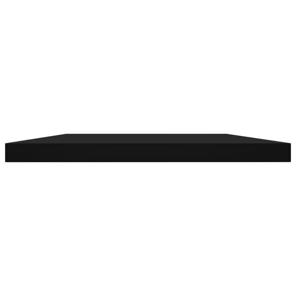 vidaXL B&uuml;cherregal-Bretter 4 Stk. Schwarz 40x30x1,5 cm Holzwerkstoff