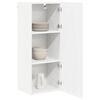vidaXL H&auml;ngeschrank mit Speicher Wei&szlig; 40 x 31 x 100 cm Holzwerkstoff