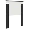 vidaXL Kopfteil mit Kopfteil Schwarz Eichen-Optik 75 cm Holzwerkstoff