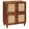vidaXL Sideboard Braun 60 x 33,5 x 75 cm Massivholz Mango