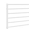 vidaXL Ersatz-Kopfteil Metall Wei&szlig; 90 cm