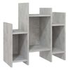 vidaXL Regalschrank Betongrau 60x26x60 cm Holzwerkstoff