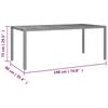vidaXL 9-tlg. Garten-Bistro-Set mit Kissen Schwarz Poly Rattan