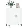 vidaXL Sideboard Hochglanz-Wei&szlig; 69,5x34x90 cm Holzwerkstoff
