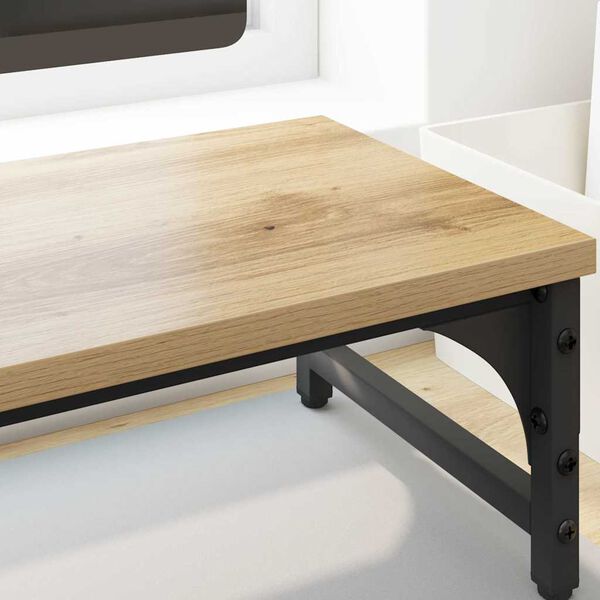 vidaXL Monitor Halterung Artisan-Eiche 85 x 23 x 15,5 cm Holzwerkstoff