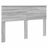 vidaXL Bettrahmen Graues Sonoma 140 x 190 cm Holzwerkstoff