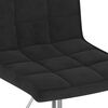 vidaXL Esszimmerst&uuml;hle 6 Stk. Drehbar Schwarz Samt
