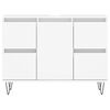 vidaXL Badschrank Weiß 80x33x60 cm Holzwerkstoff