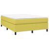 vidaXL Boxspringbettgestell Gr&uuml;n 140x190 cm Stoff