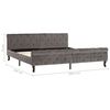 vidaXL Bettgestell Grau Samt 180 x 200 cm