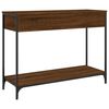 vidaXL Konsolentisch Braun Eichen-Optik 100x34,5x75 cm Holzwerkstoff