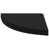 vidaXL Eck-Schweberegale 4 Stk. Schwarz 35x35x3,8 cm MDF