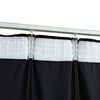 vidaXL Verdunkelungsvorh&auml;nge mit Haken 2 Stk. Samt Schwarz 140x225 cm
