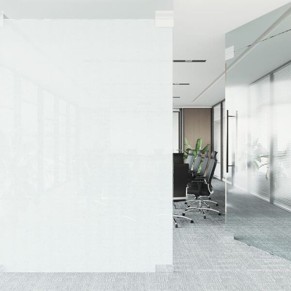 vidaXL Fensterfolie Statisch Matt Wei&szlig; 60x2000 cm PVC