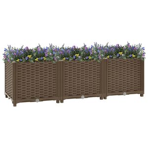 vidaXL Hochbeet 120 x 40 x 38 cm Polypropylen