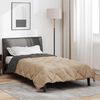vidaXL Ganzjahresbettdecke Anthrazit und Taupe 220 x 140 cm Mikrofaser