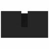 vidaXL Badschrank Schwarz 58x33x60 cm Holzwerkstoff