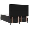 vidaXL Boxspringbett mit Matratze Schwarz 140 x 190 cm Samt