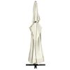 vidaXL Sonnenschirm mit Aluminium-Mast 600 cm Sandwei&szlig;