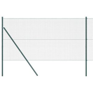 vidaXL Geschwei&szlig;ter Drahtzaun, bodenverankert 50 x 1,2 m Gr&uuml;n Netz