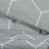 vidaXL Bettw&auml;sche-Set Grau 220x240 cm Baumwolle