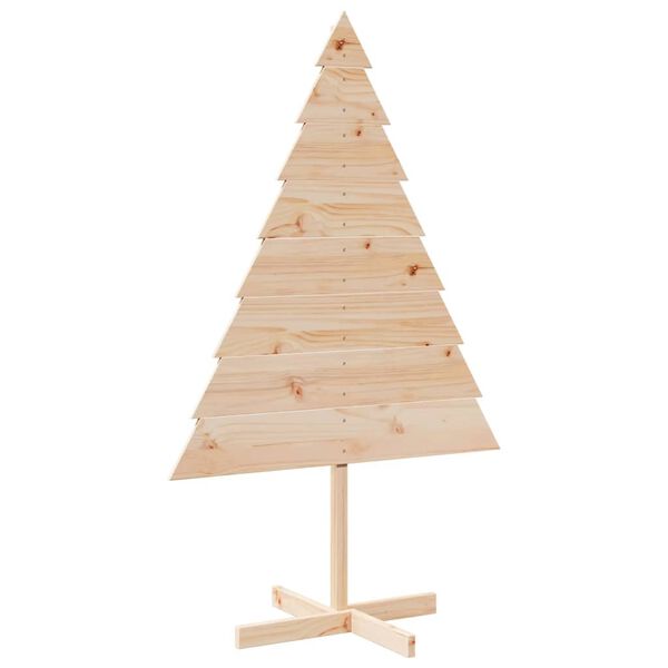 vidaXL Weihnachtsbaum zum Schm&uuml;cken 150 cm Massivholz