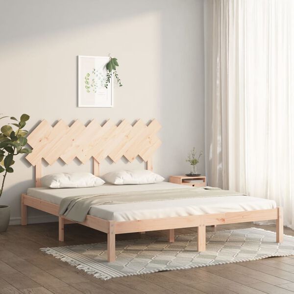 vidaXL Massivholzbett 160x200 cm