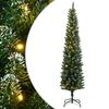 vidaXL K&uuml;nstlicher Weihnachtsbaum Schlank 150 LEDs 150 cm