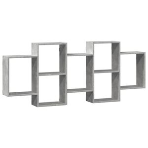 vidaXL Wandregal Betongrau 159x18x65 cm Holzwerkstoff