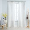 vidaXL Verdunkelungsvorh&auml;nge mit Haken 2 Stk. Grauwei&szlig; 140x225 cm