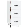 vidaXL Sideboard Wei&szlig; 34,5x34x90 cm Holzwerkstoff