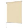 vidaXL Au&szlig;enrollo 350 x 140 cm Cremewei&szlig;