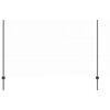 vidaXL Sechseckzaun mit Pfosten 25 x 1,4 m PVC-beschichteter Stahl