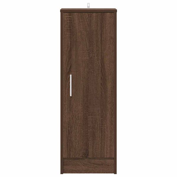 vidaXL Schuhregal Braun Eichen-Optik 32x35x92 cm Holzwerkstoff