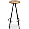 vidaXL Barhocker 2 Stk. Massives Altholz