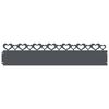 vidaXL Rasenkanten 10 pcs Anthrazit 103 x 0,05 x 22 cm Stahl