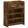 vidaXL Schuhschrank Ger&auml;ucherte Eiche 73,5 x 36 x 92 cm Holzwerkstoff