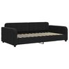 vidaXL Tagesbett Ausziehbar mit Matratzen Schwarz 100x200 cm Samt