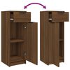 vidaXL Badschrank Braun Eichen-Optik 32x34x90 cm Holzwerkstoff