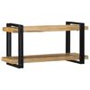 vidaXL Wandregal 90x33x45 cm Raues Massivholz Mango