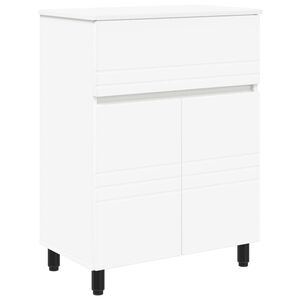 vidaXL Waschtisch Wei&szlig; 60 x 35 x 80 cm Holzwerkstoff