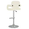 vidaXL Barhocker Creme Kunstleder