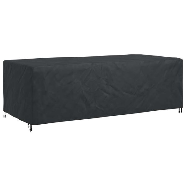 vidaXL M&ouml;belbezug Uni Schwarz 300 x 110 x 70 cm 600D