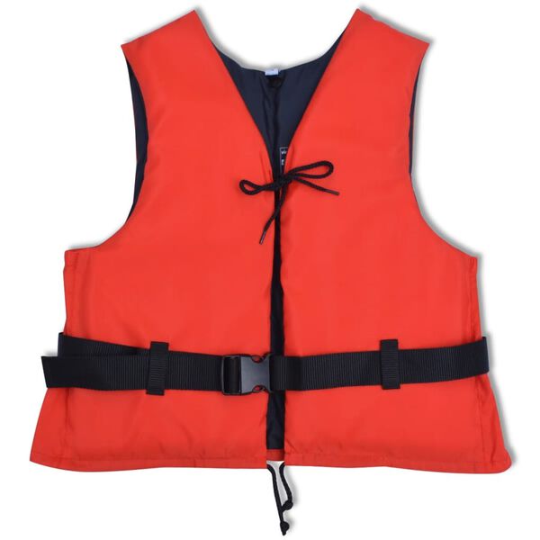 vidaXL Schwimmweste 50 N 70-90 kg Rot