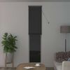 vidaXL Venetianer Jalousie Verstellbar Silber Grau 213 x 40 cm PVC