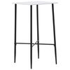 vidaXL 3-tlg. Bar-Set Stoff Schwarz
