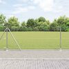vidaXL Zaunpfosten 13 pcs Silber Stahl